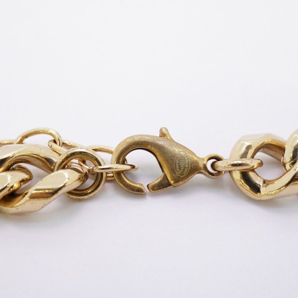 CHANEL Authentic Gold Logo Necklace - Picture 4 of 6